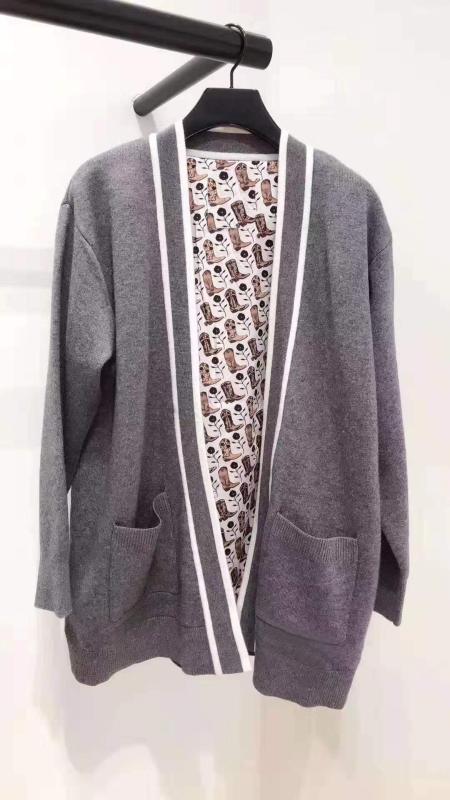 19 Temperament Lady Wind Patch Bag Piping Stripes Knitting Cardigan Coat 91082, Gray
19 Temperament Lady Wind Patch Bag Piping Stripes Knitting Cardigan Coat 91082, Gray