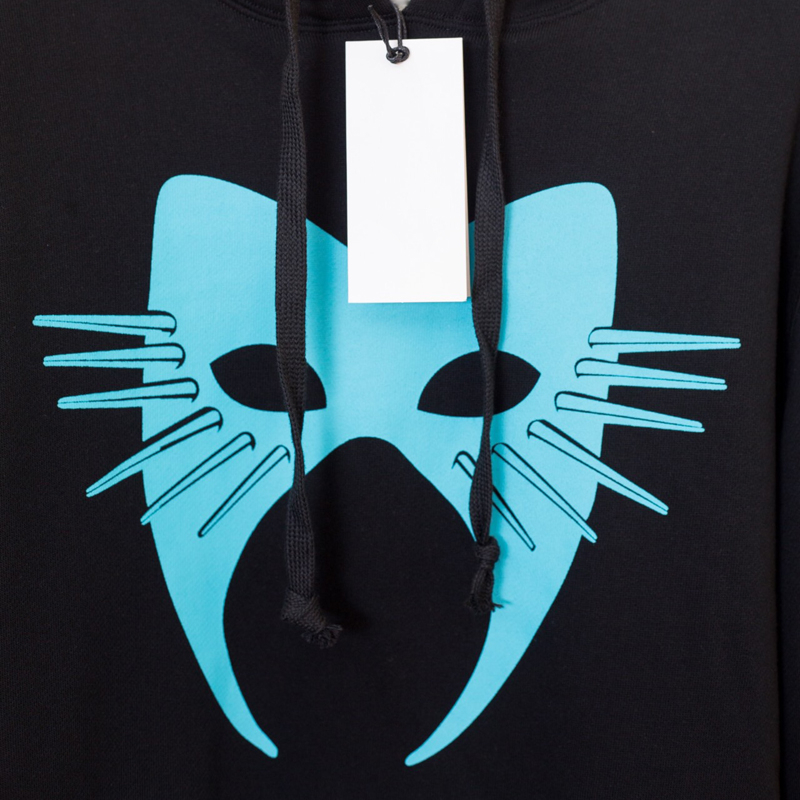 Fashion-Cat Mask Hoodies Letter Logo Printed Hooded Sweatshirt Couple Casual Street Outdoor Men Women Coat HFHLWY007