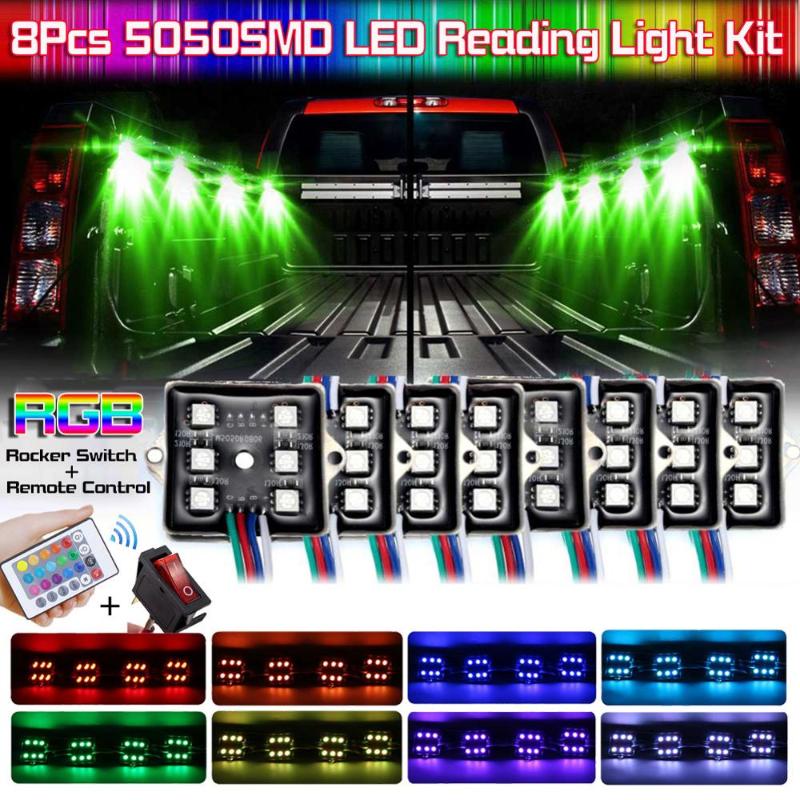 48PCS led SMD RGB Color LED Universal Truck Bed/Rear Box Waterproof Lighting Light 12V 48LED One for eight
48PCS led SMD RGB Color LED Universal Truck Bed/Rear Box Waterproof Lighting Light 12V 48LED One for eight