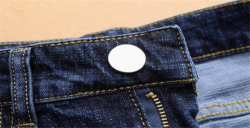 Idopy Men`s Fashion Patchwork Jeans Hip Hop Street Style Ripped Destroyed Vintage Washed Brand Designer Denim Joggers Trousers