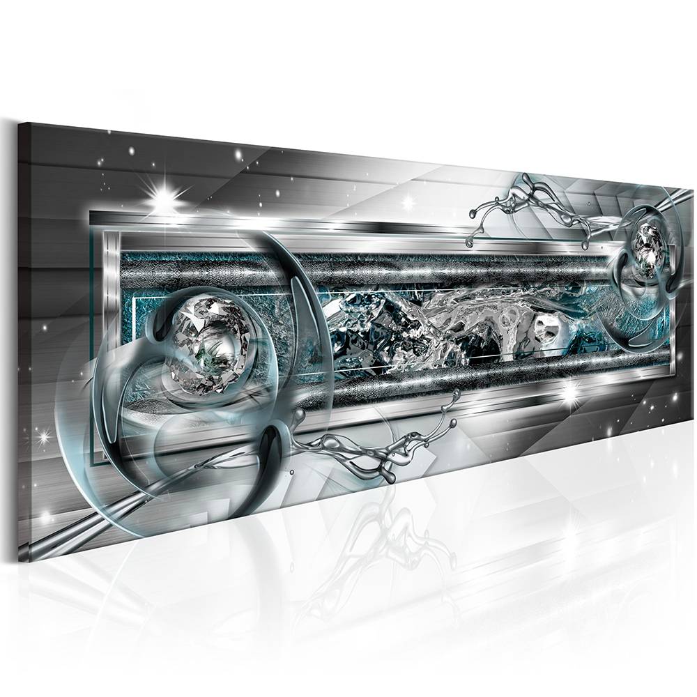 Fantasy Abstract Diamonds Design Art Canvas Print Modern Fashion Home Decoration, Choose Color & Size (Multicolor)No Frame