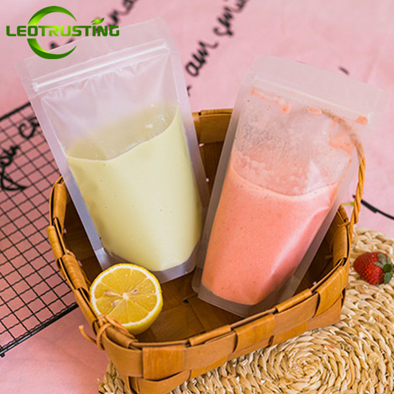 Leotrusting 100pcs/lot 100ml~900ml Plastic Matt Beverage Bag Fruit Juice Milk Wine Beer Ziplock Bag Bar Summer DIY Fruit Drinking Bag Pouch
Leotrusting 100pcs/lot 100ml~900ml Plastic Matt Beverage Bag Fruit Juice Milk Wine Beer Ziplock Bag Bar Summer DIY Fruit Drinking Bag Pouch
