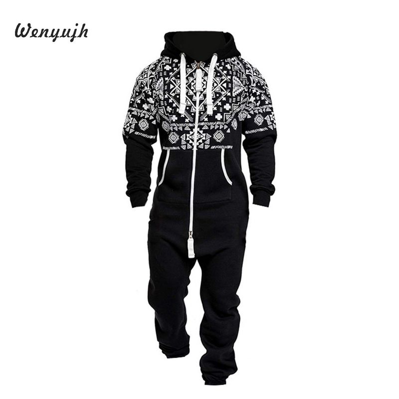 2019 Autumn Casual Tracksuit Jumpsuit Mens Overalls Long Sleeve Sweatshirt Hoodies Long Pants Romper For Male Overalls, Black
2019 Autumn Casual Tracksuit Jumpsuit Mens Overalls Long Sleeve Sweatshirt Hoodies Long Pants Romper For Male Overalls, Black