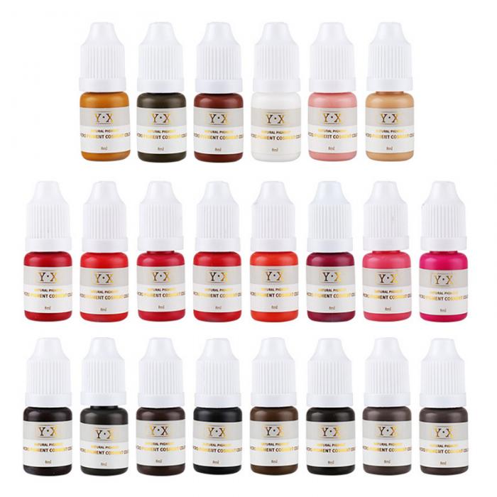 22 Colors Plant Tattoo Ink Pigment for Semi-permanent Eyebrow Eyeliner Lip Paint Microblading Pigment Eyebrow Tattoo Color Inks
22 Colors Plant Tattoo Ink Pigment for Semi-permanent Eyebrow Eyeliner Lip Paint Microblading Pigment Eyebrow Tattoo Color Inks