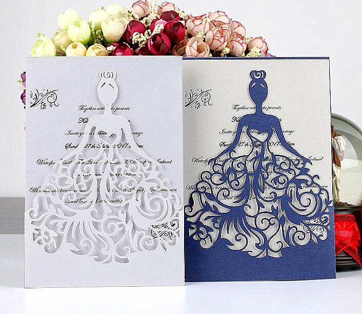 Bride girl greeting card Wedding Invitations Card Hollow Bride Invitations Cards for Wedding Bridal Invitation Engagement Invitations Cards, Customize
Bride girl greeting card Wedding Invitations Card Hollow Bride Invitations Cards for Wedding Bridal Invitation Engagement Invitations Cards, Customize