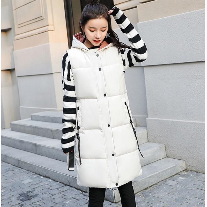 Women Autumn Winter Thick Warm Long Vest Plus Size Solid Waistcoat Pockets Casual Sleeveless Hooded Coat, Black
Women Autumn Winter Thick Warm Long Vest Plus Size Solid Waistcoat Pockets Casual Sleeveless Hooded Coat, Black