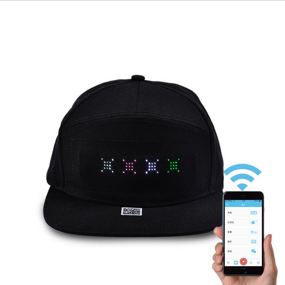 Animated Bluetooth LED Advertising Glowing Hats Stage Personality Nightclub Bar Hip Hop Street Dance Party Hat APP Editable Text
Animated Bluetooth LED Advertising Glowing Hats Stage Personality Nightclub Bar Hip Hop Street Dance Party Hat APP Editable Text