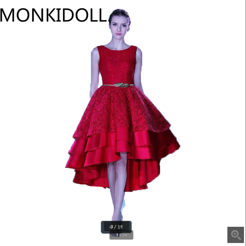 Vestido De Novia 2019 red lace high low a line prom dress sleeveless sheer back sexy women corset with sashes prom dresses hot sale, Dark green
Vestido De Novia 2019 red lace high low a line prom dress sleeveless sheer back sexy women corset with sashes prom dresses hot sale, Dark green