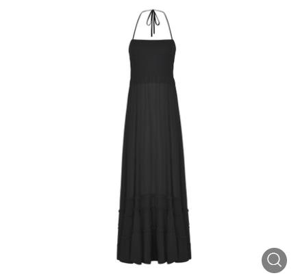 Casual Dresses Summer Dress 2023 Sexy Backless Bandage Wrap Chest Boho Beach Women Elegant Bohemian Robe Femme Party Maxi1