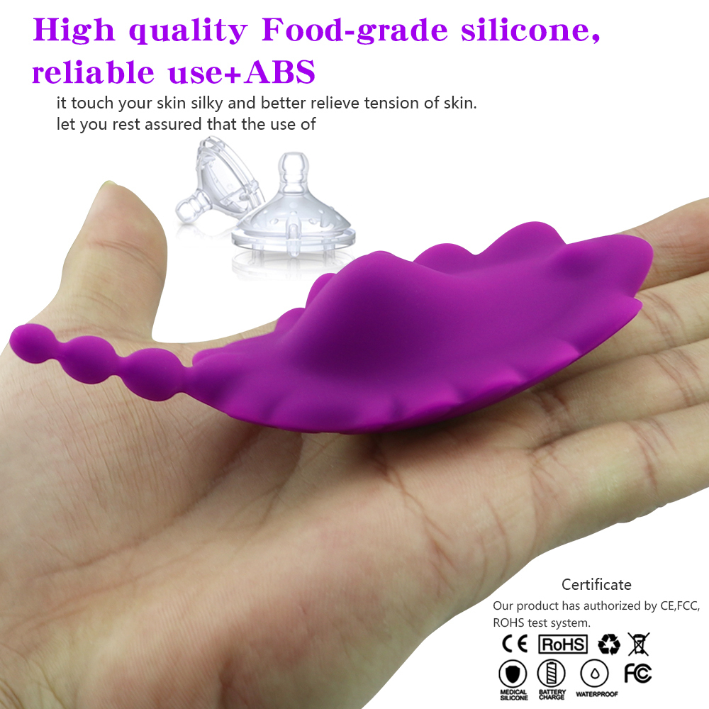 Wireless Remote Control Clitoral Stimulation Wearable Panty Vibrator Adorime Rechargeable Vagina Clit Anal Sex Toys For Women C19022301