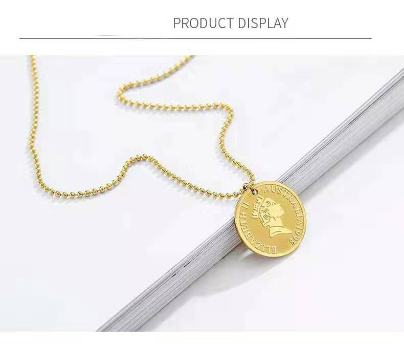 Collector Europe and America Vintage Fine Rose Gold Coin Britain Queen 1998 Head Charm Pendant clavicalis Chain never be worn, Silver
Collector Europe and America Vintage Fine Rose Gold Coin Britain Queen 1998 Head Charm Pendant clavicalis Chain never be worn, Silver