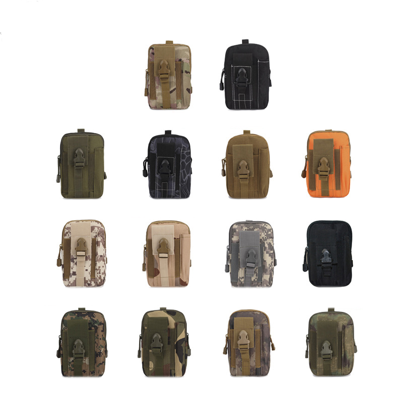Men Tactical Molle Pouch Belt Waist Pack Bag Small Pocket Military Waist Pack Running Pouch Travel Camping Bags Soft back