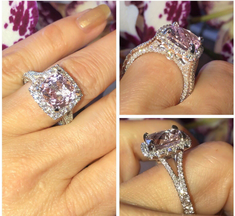Wholesale- New Arrival Hot Sale Luxury Jewelry 925 Sterling Silver Cushion Shape Pink Sapphire CZ Diamond Wedding Band Ring for Women GifT
Wholesale- New Arrival Hot Sale Luxury Jewelry 925 Sterling Silver Cushion Shape Pink Sapphire CZ Diamond Wedding Band Ring for Women GifT