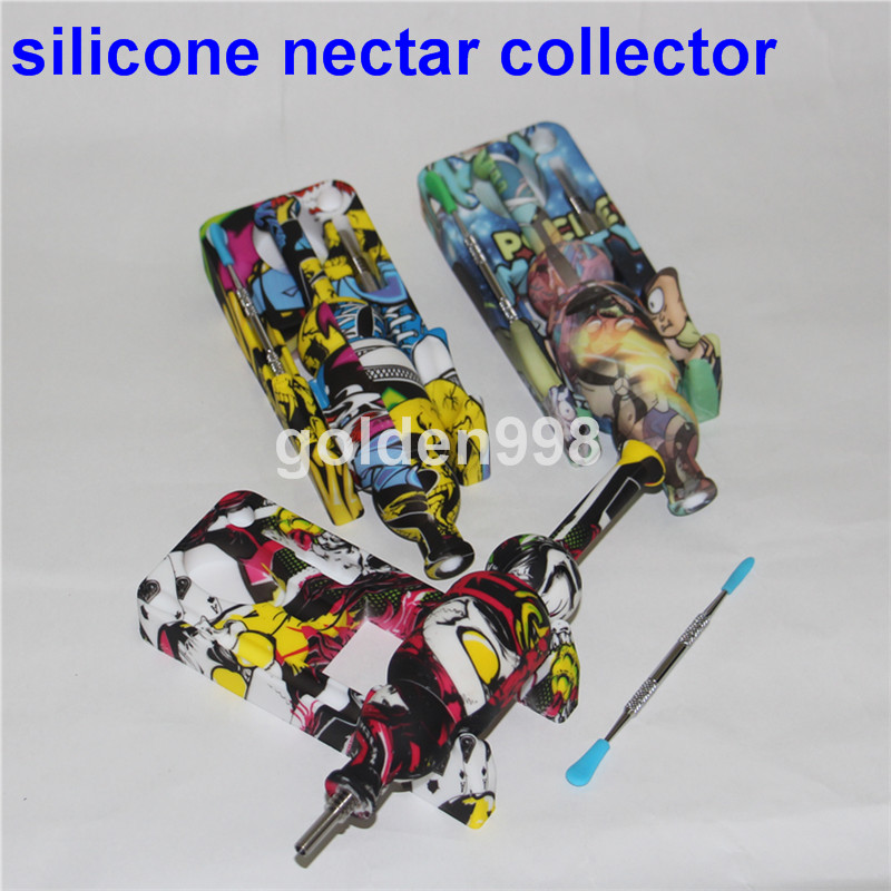 Silicone Nectar Collector Kit With Quartz Titanium Tips 10mm Silicone Nector Collector Kit Mini NC Dab Tool For Glass Bongs Dab Rigs
Silicone Nectar Collector Kit With Quartz Titanium Tips 10mm Silicone Nector Collector Kit Mini NC Dab Tool For Glass Bongs Dab Rigs