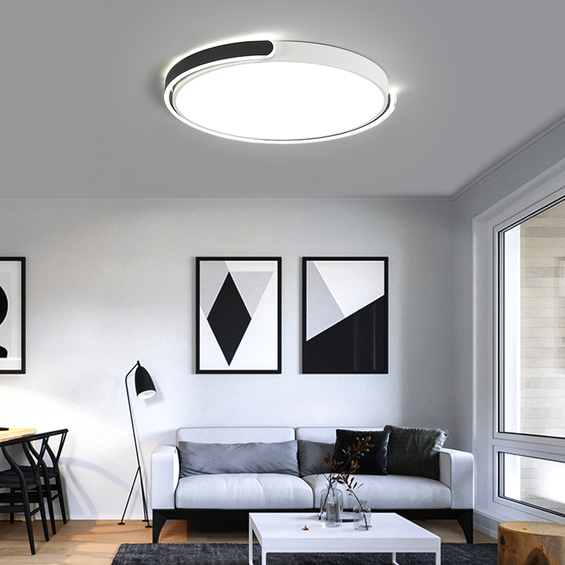 Ultra-thin round led Ceiling Lights living room modern minimalist atmosphere bedroom lamp balcony room lamps Study room fixtures