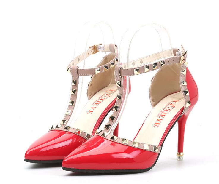 2019 Designer women high heels party fashion rivets girls sexy pointed shoes Dance shoes wedding shoes Double straps sandals, Black
2019 Designer women high heels party fashion rivets girls sexy pointed shoes Dance shoes wedding shoes Double straps sandals, Black