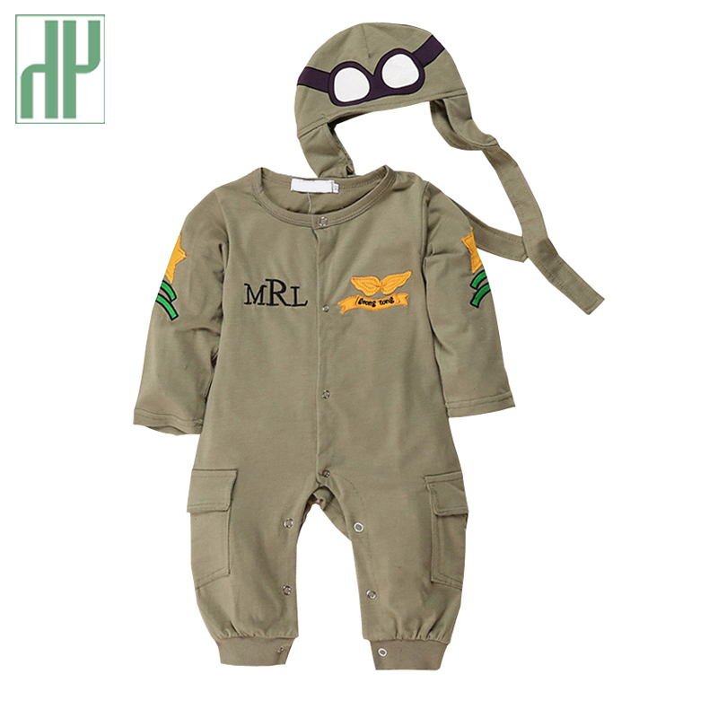 Fashionals Baby Rompers One-piece Pilot Baby Clothes New Born Boy Jumpsuit Funny Baby Girl Romper Hat Two Piece Outfits Costume Y19050602
Fashionals Baby Rompers One-piece Pilot Baby Clothes New Born Boy Jumpsuit Funny Baby Girl Romper Hat Two Piece Outfits Costume Y19050602