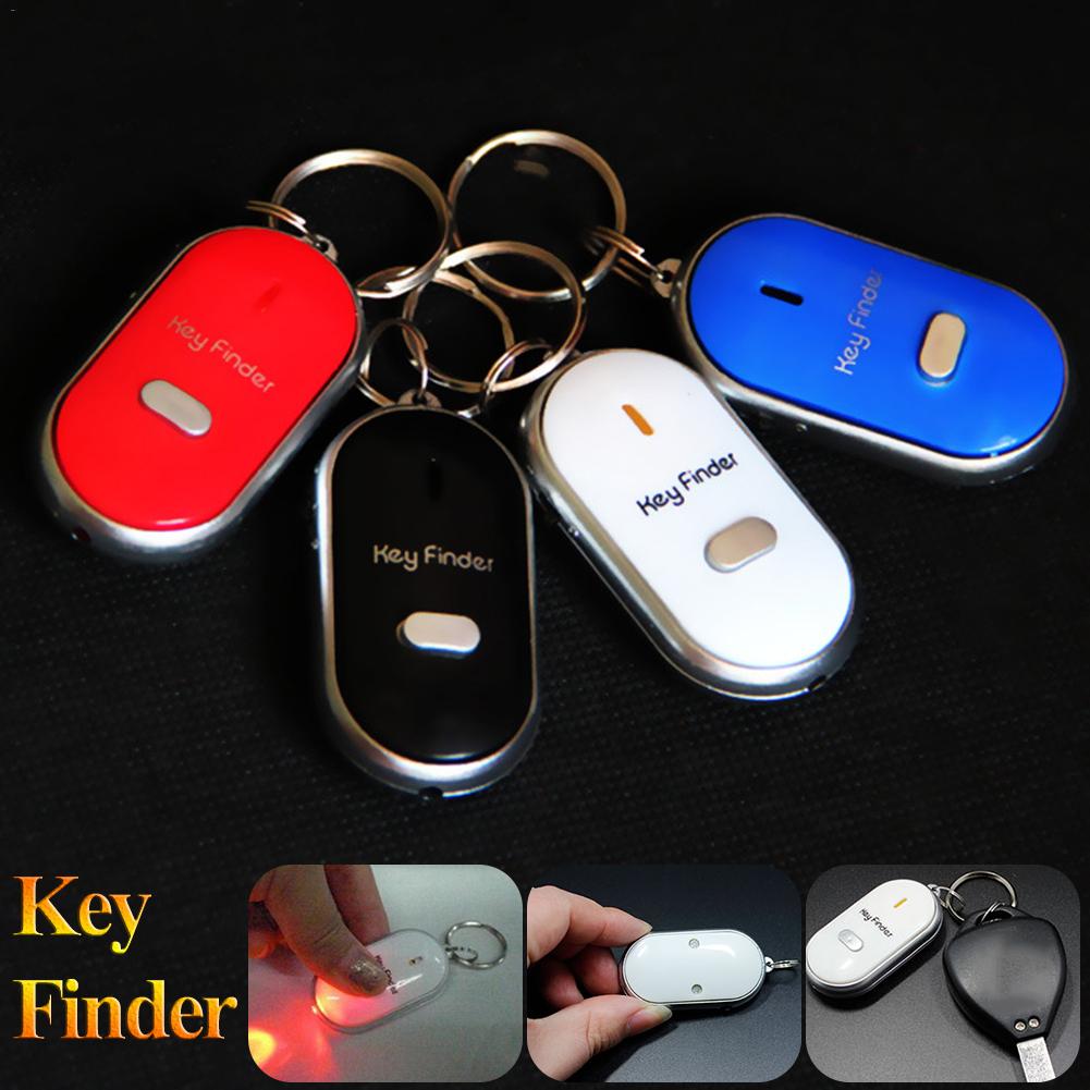 Smart Finder key Whistle Sensors Sound Keychain LED With Whistle Claps Finder Locator Find Lost Keychain finder