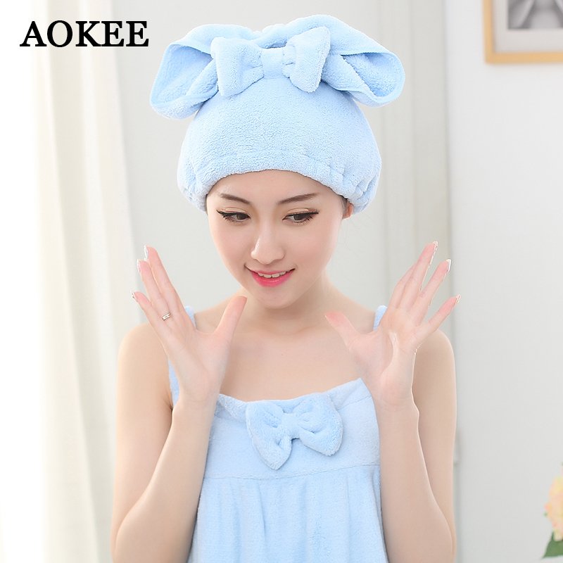 AOKEE Shower Caps Cute Soft Hair Drying Towel Hair Dry Quick Dryer Hat Cap Bath Salon Towels Turban Wrap Towels Quick Dry A0155, Pink
AOKEE Shower Caps Cute Soft Hair Drying Towel Hair Dry Quick Dryer Hat Cap Bath Salon Towels Turban Wrap Towels Quick Dry A0155, Pink