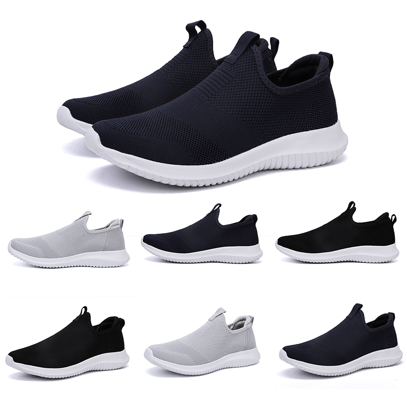 2020 New women men running shoes black white Navy blue Laceless mens trainers Slip on sports sneakers Homemade brand Made in China
2020 New women men running shoes black white Navy blue Laceless mens trainers Slip on sports sneakers Homemade brand Made in China