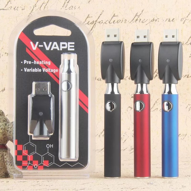 2019 Newest V-VAPE LO Preheat VV Battery Blister Kit 650mAh Variable Voltage With USB Charger For 510 Wax Thick Oil Pre Heating Cartridge, Silver
2019 Newest V-VAPE LO Preheat VV Battery Blister Kit 650mAh Variable Voltage With USB Charger For 510 Wax Thick Oil Pre Heating Cartridge, Silver
