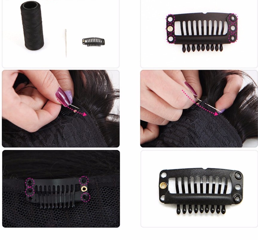 Tape In Hair Extension Button Hair Clip Snap For Skin Weft Clip Hair Extensions 100Pieces/pack