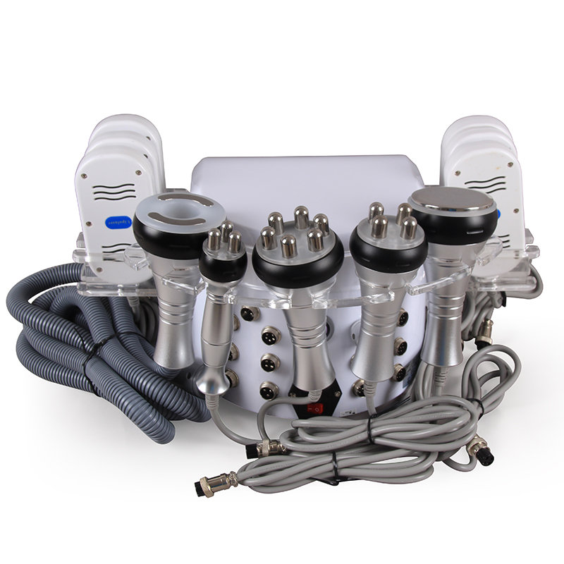 Cavitation Laser Slimming Machine 40K Cavitation Vacuum liposuction 8 Pads 650nm LLLT Lipo Laser Body Shape Salon Equipment with CE