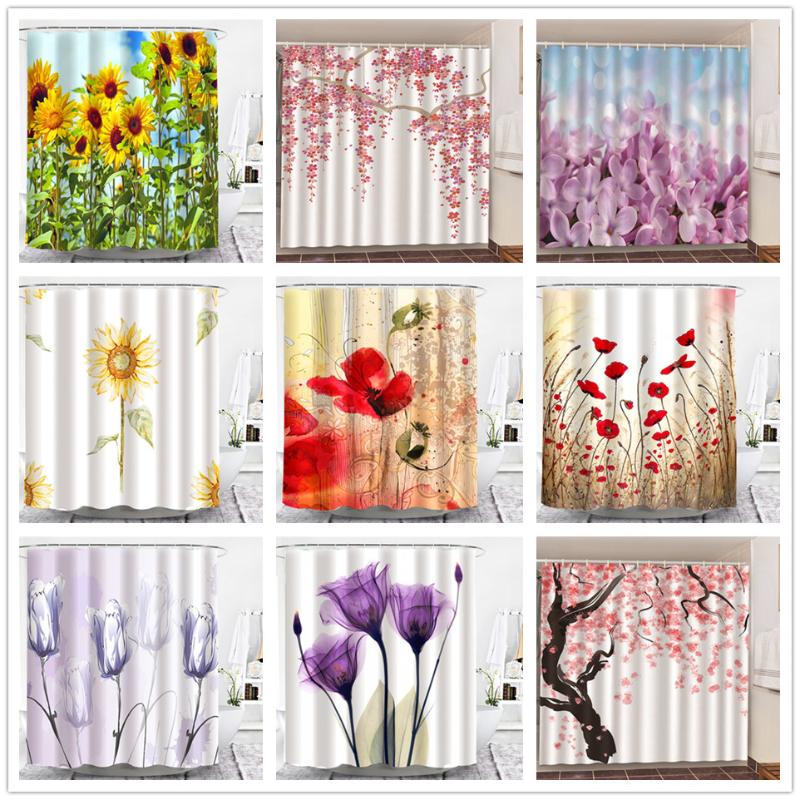 Beautiful Cherry Blossom Pattern Shower Room Partition Curtain Waterproof Bathroom Decoration Screen With Hook Hanging Curtains
Beautiful Cherry Blossom Pattern Shower Room Partition Curtain Waterproof Bathroom Decoration Screen With Hook Hanging Curtains