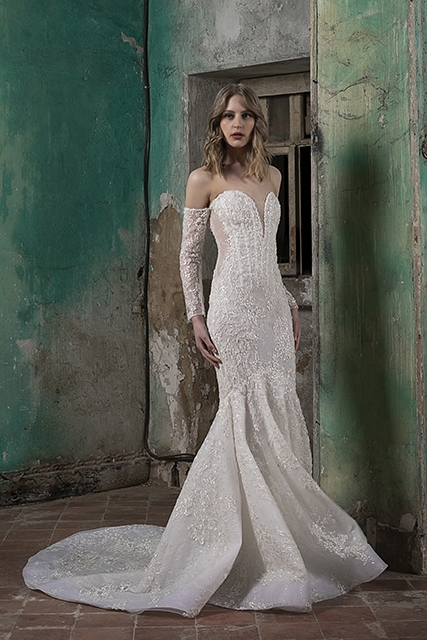 mermaid wedding dress sweetheart appliqued sequins long sleeves backless wedding dress custom made vestidos de novia plus size