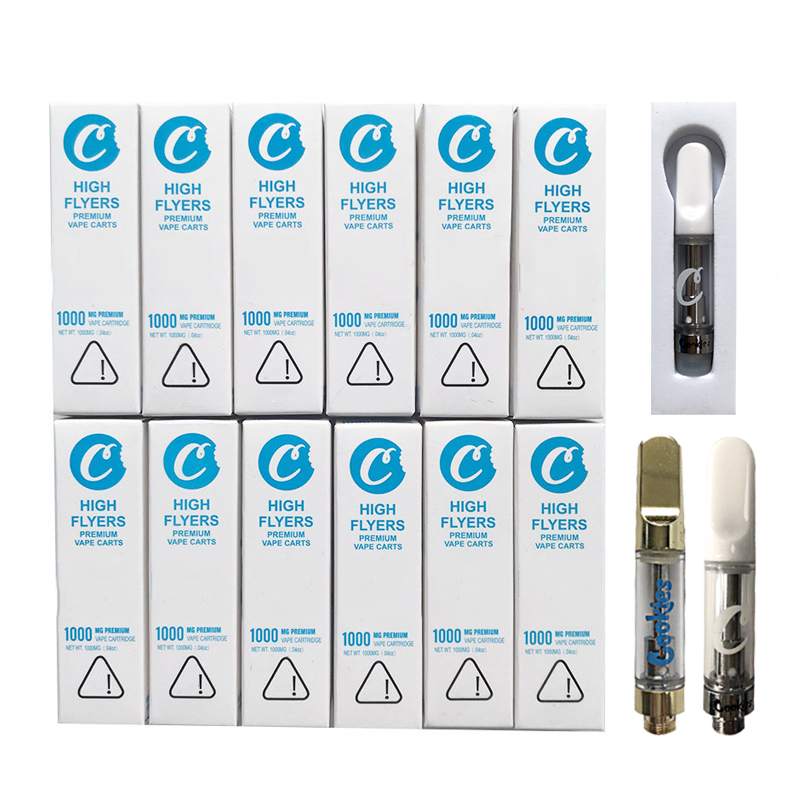 1.0ml Cookies Packaging Vape Cartridge Atomizers 510 Thread Battery Oil Ceramic Cartridges Ecigarette Glass Tank Vaporizer
1.0ml Cookies Packaging Vape Cartridge Atomizers 510 Thread Battery Oil Ceramic Cartridges Ecigarette Glass Tank Vaporizer