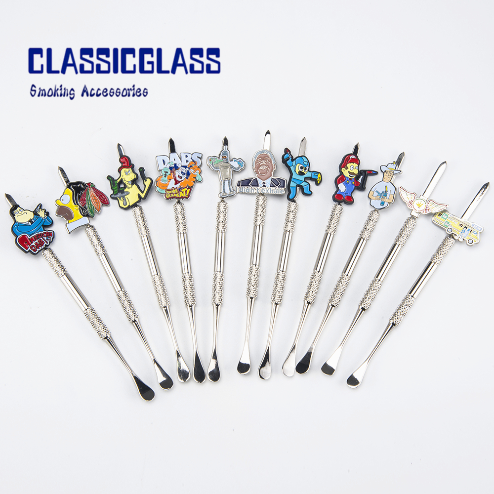 Metal Dabber Cartoon dabbers Zinc Alloy dabber Smoking Tool for Quartz banger Silicone Grinder glass bongs