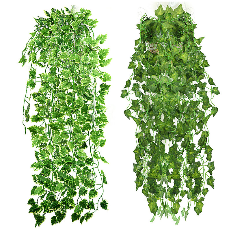 Artificial Plants Wedding Decoration Green Plant Ivy Leaf Flower Plastic Garland Vine Artificial Flowers Home Wall Decor
Artificial Plants Wedding Decoration Green Plant Ivy Leaf Flower Plastic Garland Vine Artificial Flowers Home Wall Decor