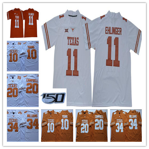 NCAA Vintage Texas Longhorns College Football Jerseys Sam Ehlinger Vince Young Ricky Williams 20 Earl Campbell University Football Shirts, As pic shown
NCAA Vintage Texas Longhorns College Football Jerseys Sam Ehlinger Vince Young Ricky Williams 20 Earl Campbell University Football Shirts, As pic shown