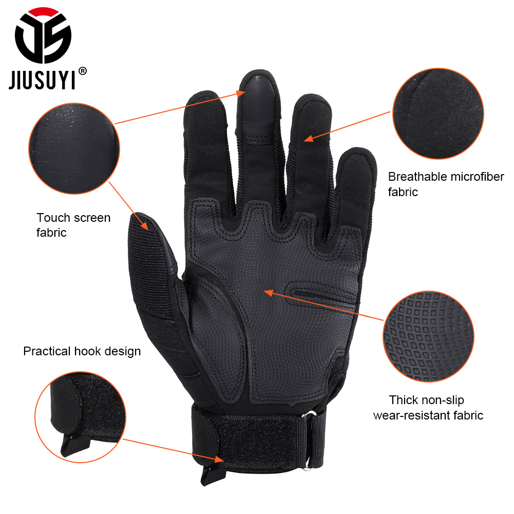 New Brand Tactical Gloves Military Army Paintball Airsoft Shooting Police Hard Knuckle Combat Full Finger Driving Gloves Men CJ191225
