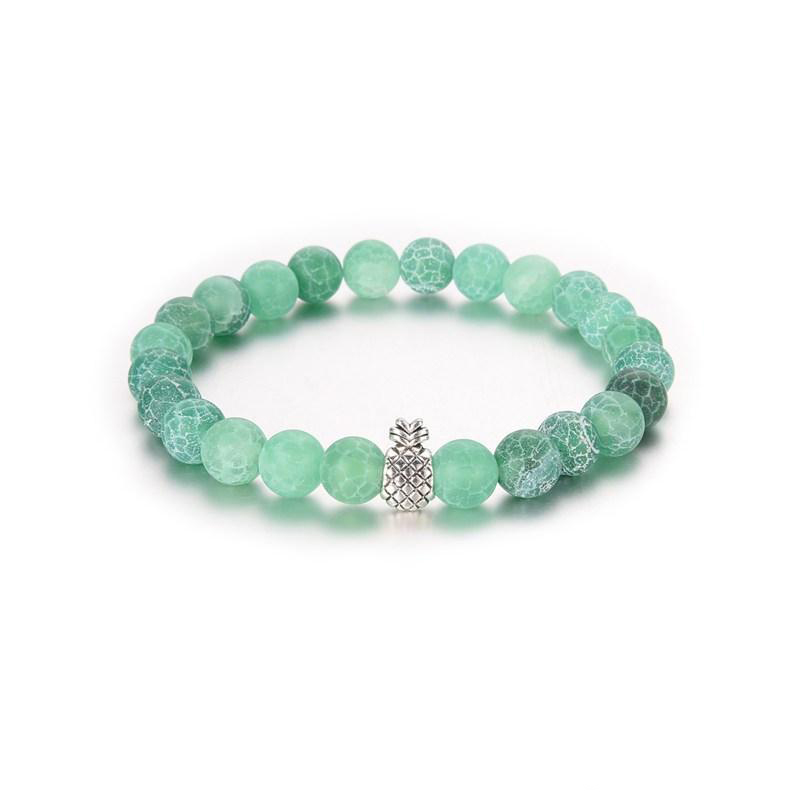 Pineapple Stone Bracelet Charm Couple Best Friend 8mm Beaded Bracelet for Men and Women, Black
Pineapple Stone Bracelet Charm Couple Best Friend 8mm Beaded Bracelet for Men and Women, Black