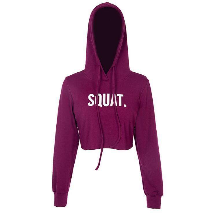 Cotton Letter Crop Top Sports Yoga Shirts women Spring Autumn Long Sleeves Hoodie Sweatshirt Sports Fitness Gym Workout Tshirts T200331