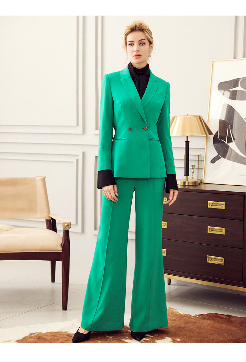 Plus Size Mother of the Bride Suits Green Celebrity Evening Dresses Formal Outfit For Weddings Tuxedos Blazer (Jacket+Pants)