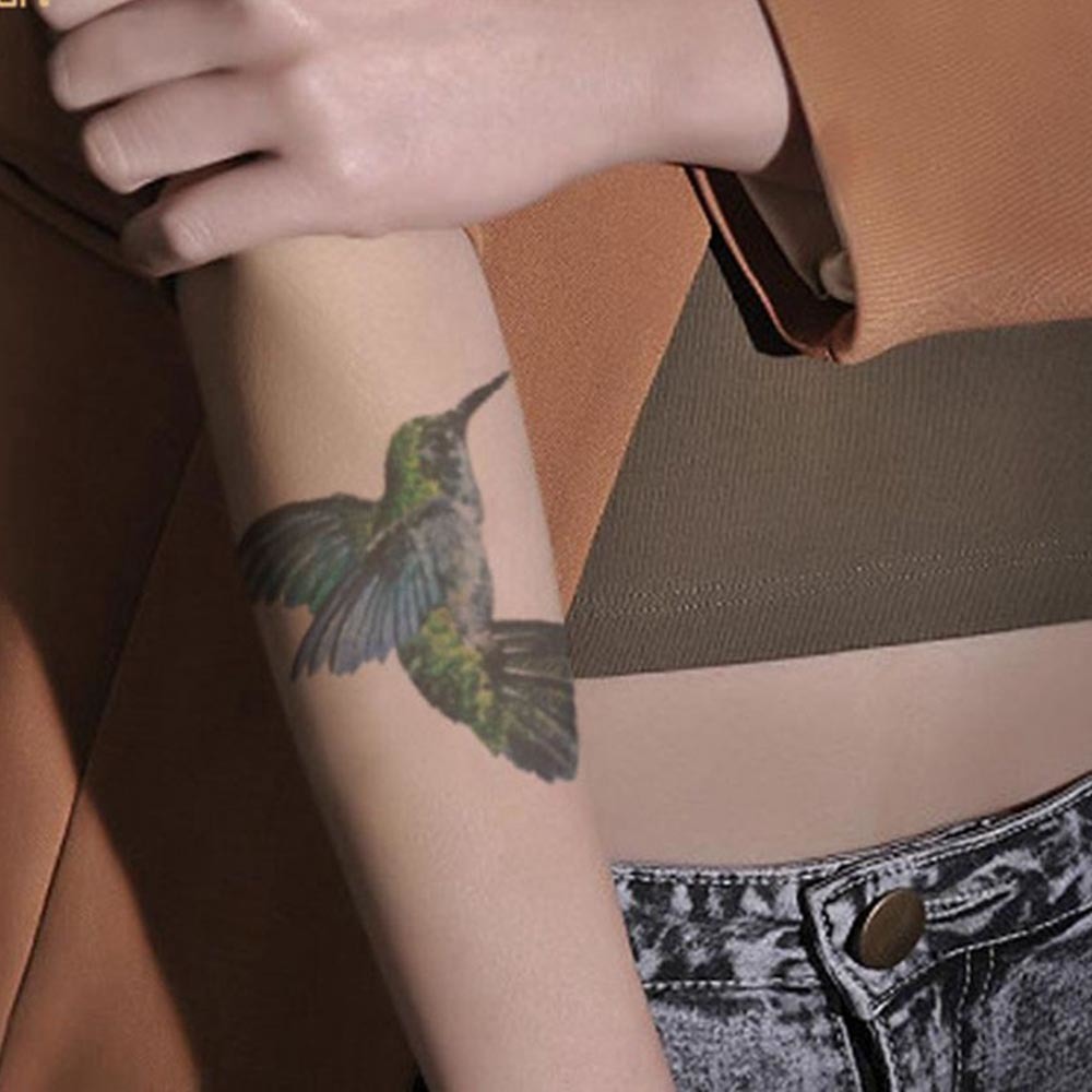 1 Sheet Personalized Tattoo Stickers Waterproof Feather Rainbow Diamond Temporary Glitter Tattoo Body Art Sticker