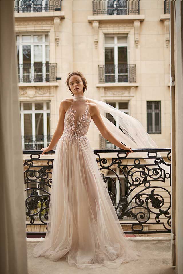 liz martinez split wedding dresses with wrap beach boho a line appliqued beads jewel neck illusion bridal gowns vestido de novia