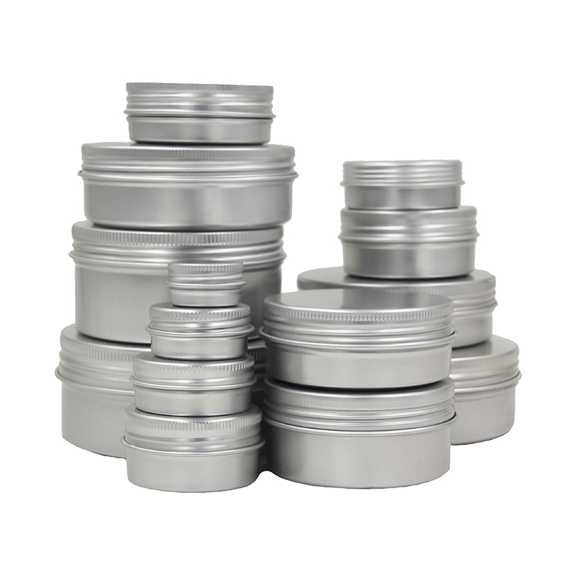 Cosmetic Cream Jar Tin Lip Containers Nail Derocation Crafts Pot Refillable Bottle Screw Thread Empty Aluminum Full Package
Cosmetic Cream Jar Tin Lip Containers Nail Derocation Crafts Pot Refillable Bottle Screw Thread Empty Aluminum Full Package