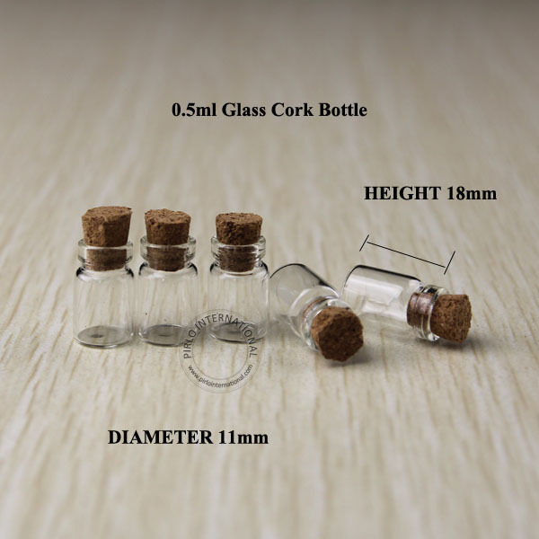 500pcs x 0.5ml Mini Glass Vials Small Bottles With Cork/Stoppers Wishing Bottle Decorative Corked Glass Bottle For Pendants
500pcs x 0.5ml Mini Glass Vials Small Bottles With Cork/Stoppers Wishing Bottle Decorative Corked Glass Bottle For Pendants