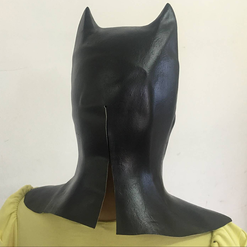 Top Grade Famous movie Batman Masks Adult Halloween Mask Full Face Latex Caretas Movie Bruce Wayne Cosplay Toy Props1077392