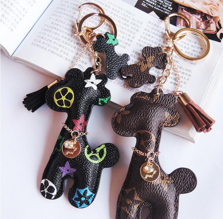 Leather Designer Keyring PU Animal Pendant Bag Charms Keychains Cute Fashion Gift Jewelry Accessories Cartoon Giraffe Key Chains Ring Holder, Silver
Leather Designer Keyring PU Animal Pendant Bag Charms Keychains Cute Fashion Gift Jewelry Accessories Cartoon Giraffe Key Chains Ring Holder, Silver