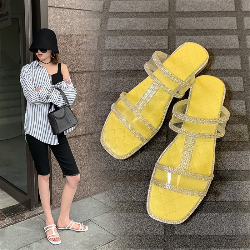PXELENA 2020 Summer Women Beach Flip Flops Large Size 34-45 Lady PVC Transparent Flat Slippers T tied Slides Blue White Yellow, Black
PXELENA 2020 Summer Women Beach Flip Flops Large Size 34-45 Lady PVC Transparent Flat Slippers T tied Slides Blue White Yellow, Black