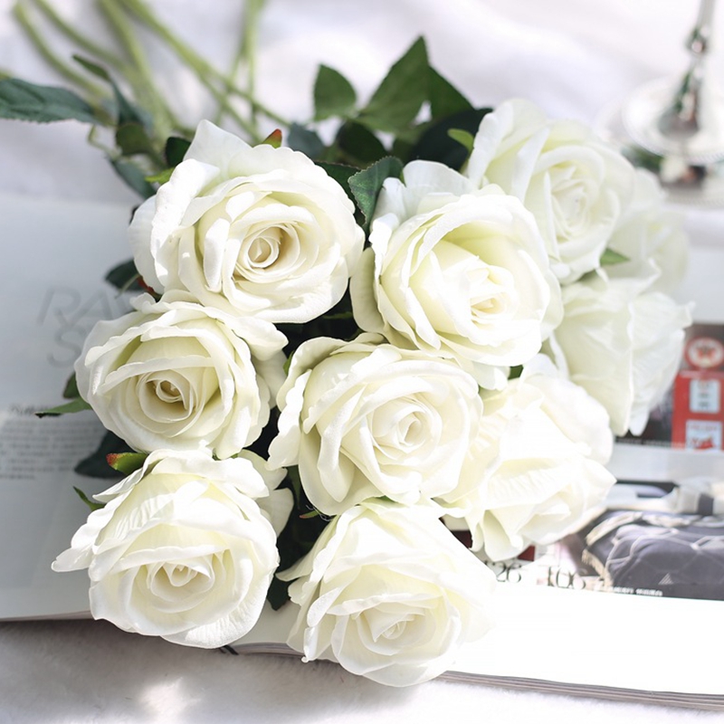 5Pcs 8cm Artificial Silk French Rose Floral Bouquet Fake Flower Arrange Table Daisy Wedding Flowers Decor Party accessory Flores, White
5Pcs 8cm Artificial Silk French Rose Floral Bouquet Fake Flower Arrange Table Daisy Wedding Flowers Decor Party accessory Flores, White