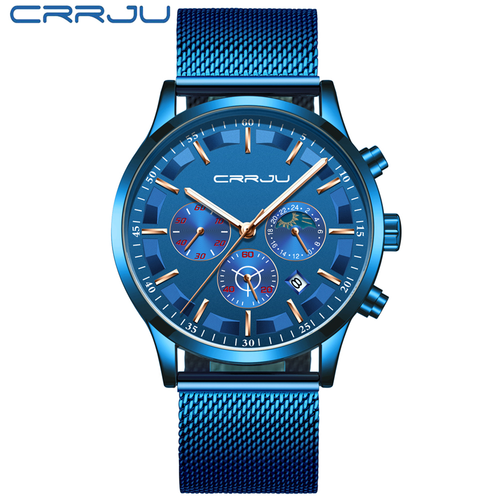 2020 Mens Sport Watches CRRJU Top Brand Luxury Quartz Full Steel Male Clock Military Camping Waterproof Chronograph Relogio Masculino, No send watch for shipping
2020 Mens Sport Watches CRRJU Top Brand Luxury Quartz Full Steel Male Clock Military Camping Waterproof Chronograph Relogio Masculino, No send watch for shipping