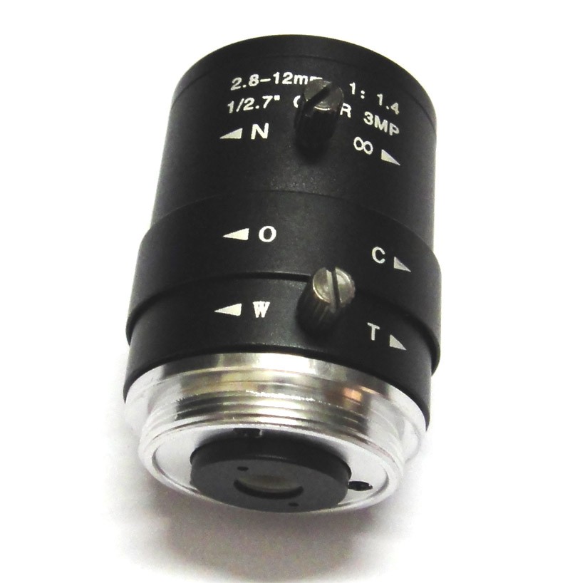 HD 3mp 2812mm cctv lens CS Mount Manual Focal IR 127quot 114 F14 for IP Camera