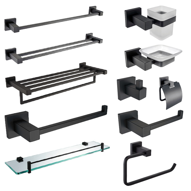 Bathroom Accessories Towel Rack SUS304 Stainless Steel Bath Glass Shelf Wall Mounted Towel Ring Toilet Brush Hoder Hook
Bathroom Accessories Towel Rack SUS304 Stainless Steel Bath Glass Shelf Wall Mounted Towel Ring Toilet Brush Hoder Hook