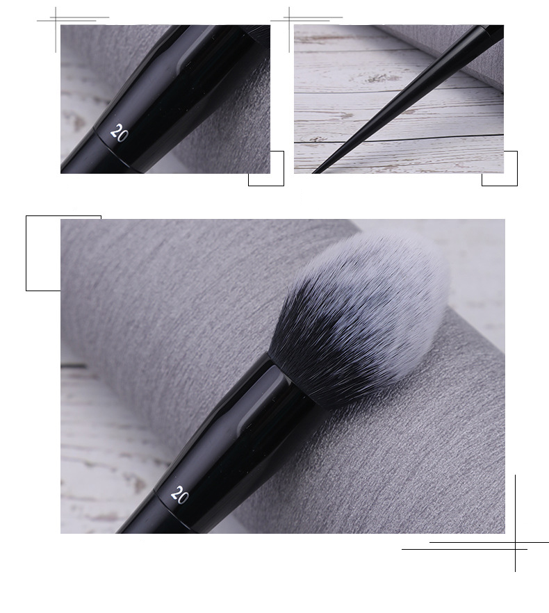 Lock-It Setting Powder Brush No. 20 - Soft Large Round Loose Powder Makeup Brush