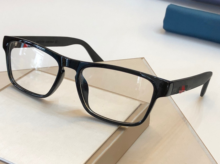 newest classical men ablong fullrim glasses frame5417145light plankcarbon fiber leg for prescription glasses fullset case 0147o